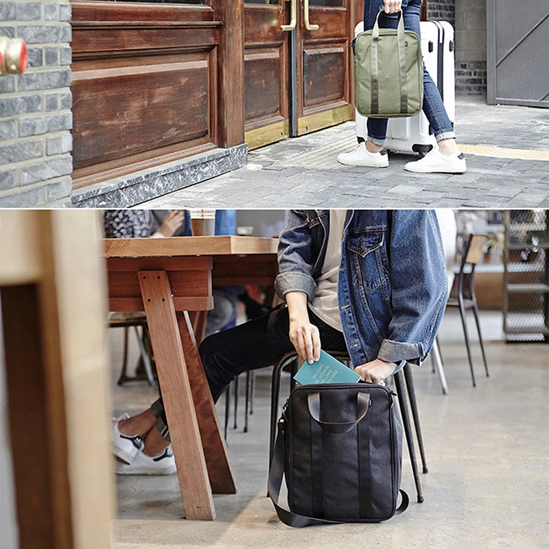 Large Capacity Travel Bag with Clothing Storage for Men and Women