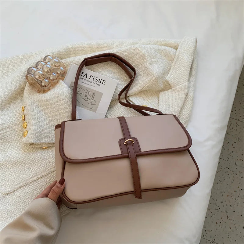 Large Capacity Shoulder Bag Crossbody Bags For Women Handbag Pu Leather