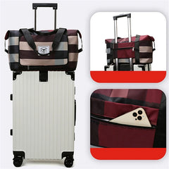 Large Capacity Duffel Bag with Shoes Compartment, Sports Travel Bag