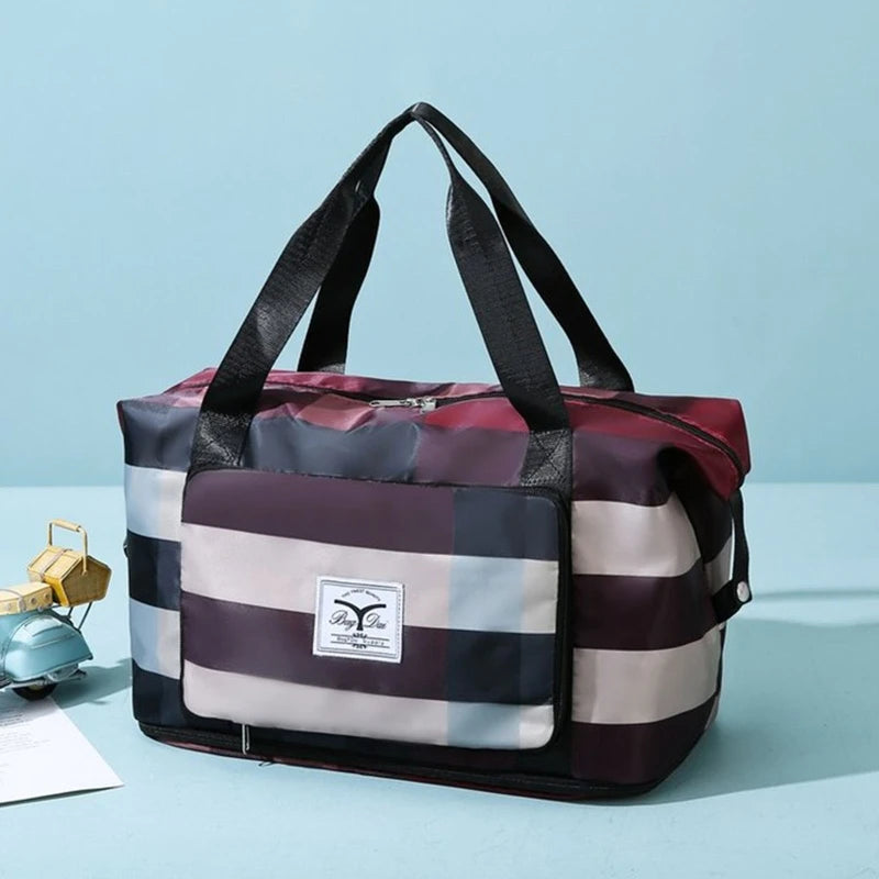 Large Capacity Duffel Bag with Shoes Compartment, Sports Travel Bag