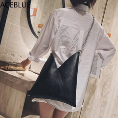 Women's High Leather Crossbody Bag Messenger Bag
