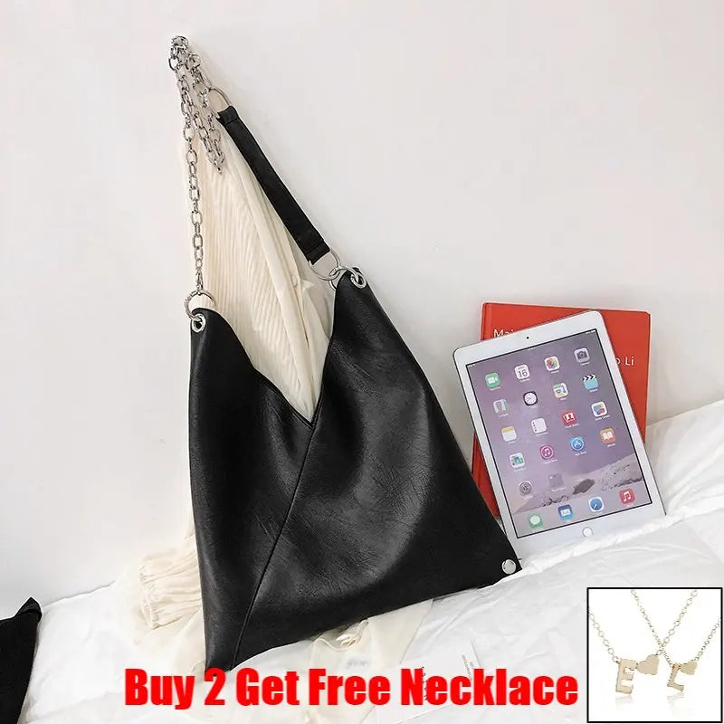 Large Capacity Shoulder Bags For Women High Leather Crossbody Bag Handbags