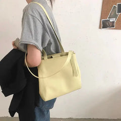 Large Capacity Shoulder Bags PU Students Women Bookbag Crossbody