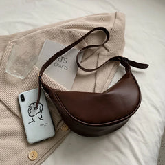 Large Capacity Women's Shoulder Bags PU Leather Hobos