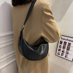 Large Capacity Women's Shoulder Bags PU Leather Hobos