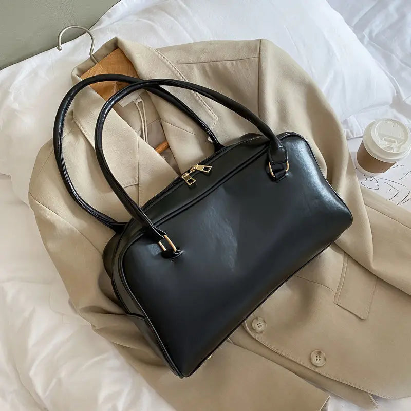 Large Capacity Shoulder Bags Women Vintage Travel Office Lady Underarm Tote Bag
