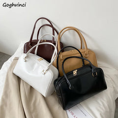 Large Capacity Shoulder Bags Women Vintage Travel Office Lady Underarm Tote Bag