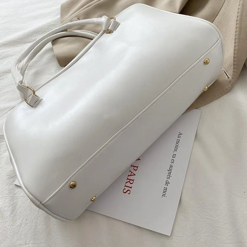 Large Capacity Shoulder Bags Women Vintage Travel Office Lady Underarm Tote Bag