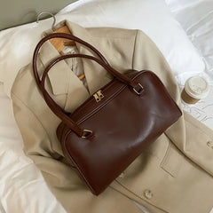 Large Capacity Shoulder Bags Women Vintage Travel Office Lady Underarm Tote Bag