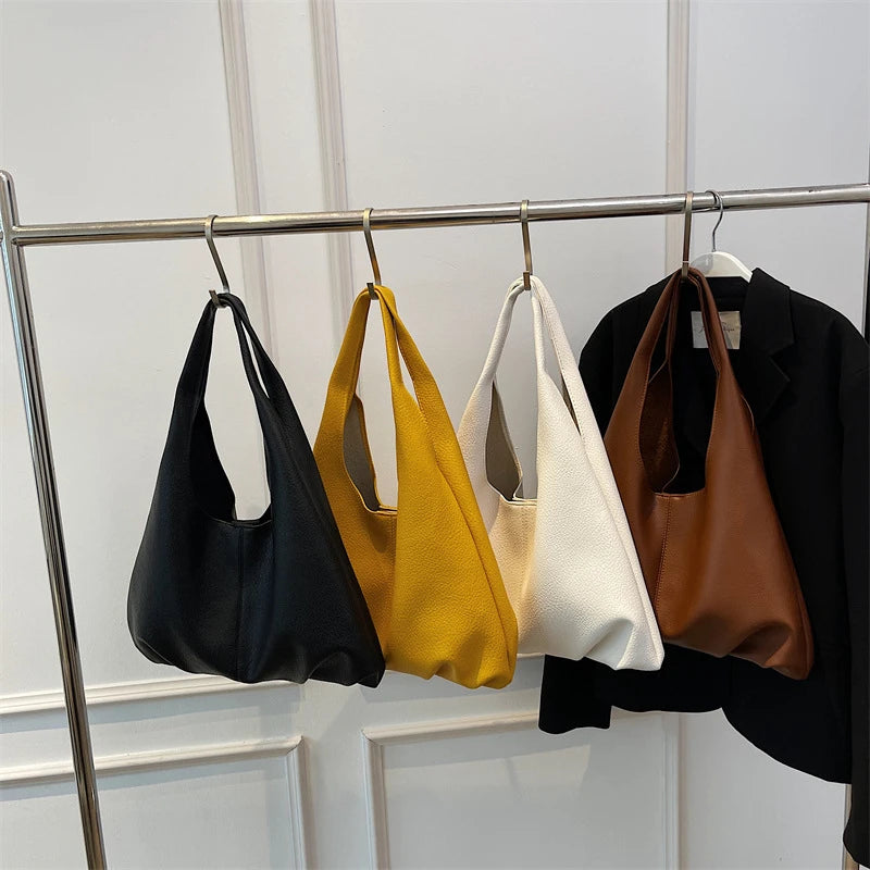 Large Capacity Shoulder Bags Soft Totes Handbags Female Vintage Daily Ha
