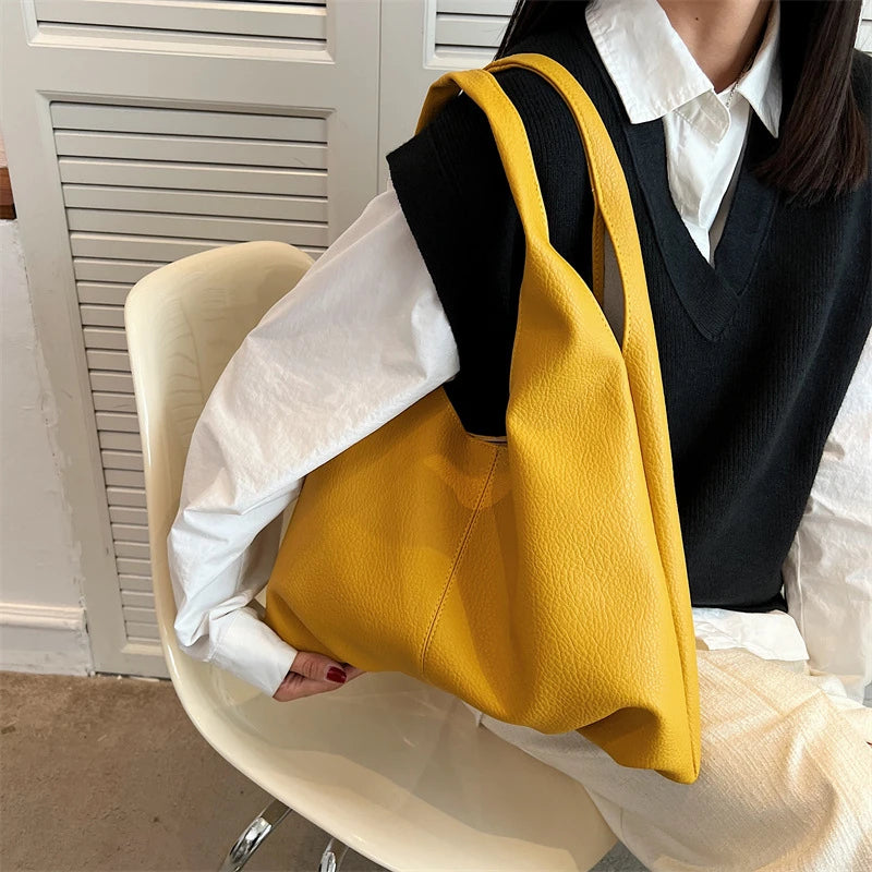 Large Capacity Shoulder Bags Soft Totes Handbags Female Vintage Daily Ha