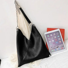 Large Capacity Leather Shoulder Bag for Women