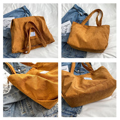 Large Capacity Shoulder Bags for Women Casual Striped Handbags Purses
