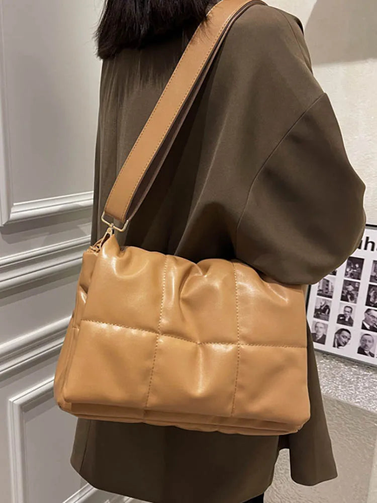 Large Capacity Shoulder Crossbody Bags for Women Soft Pu Leather Women's Handbag