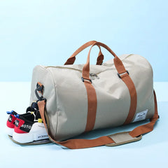 Large Capacity Shoulder Fitness Bag Unisex Travel Handbag
