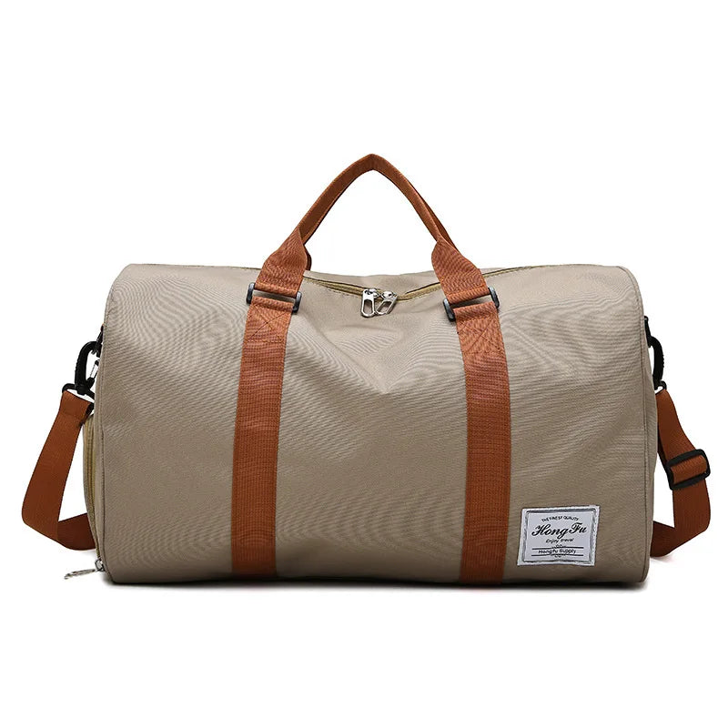 Large Capacity Shoulder Fitness Bag Unisex Travel Handbag