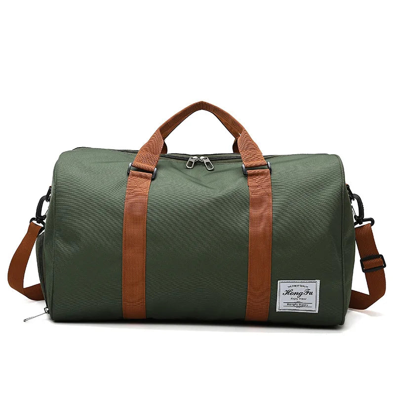 Large Capacity Shoulder Fitness Bag Unisex Travel Handbag