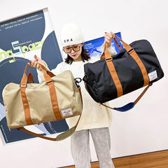 Large Capacity Shoulder Fitness Bag Unisex Travel Handbag