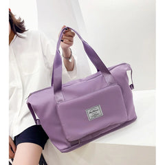 Large Capacity Shoulder Travel Bag Luggage Organizer Tote Foldable Duffle