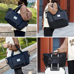Large Capacity Shoulder Travel Bag Luggage Organizer Tote Foldable Duffle
