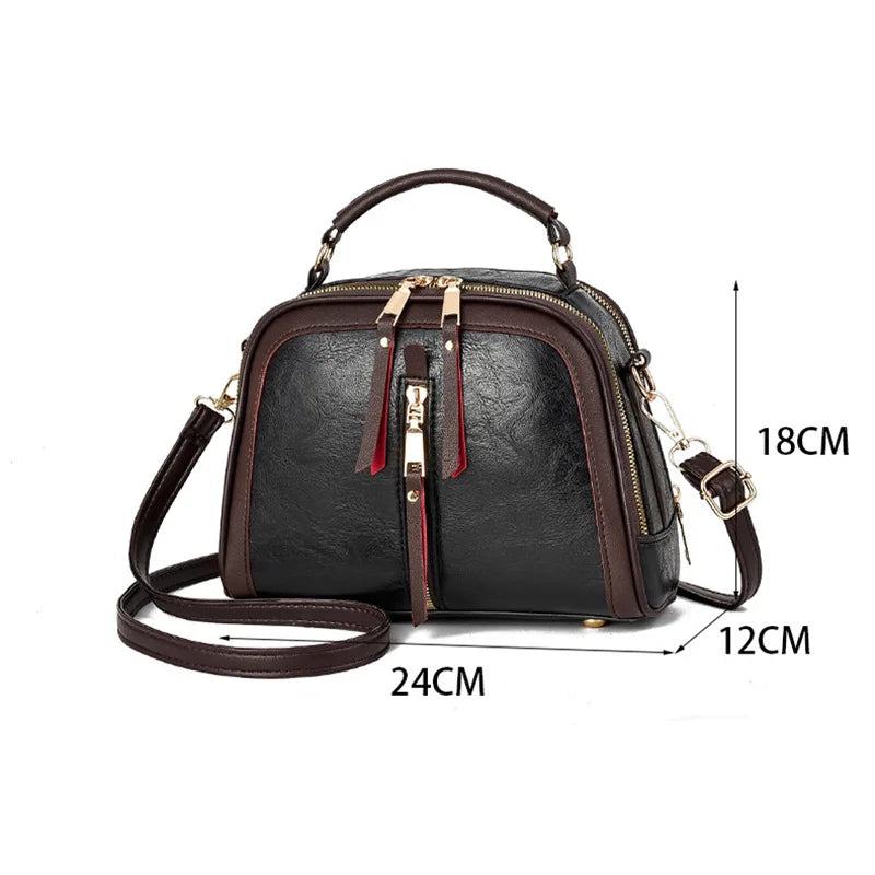 Large Capacity Retro Women Crossbody Bag