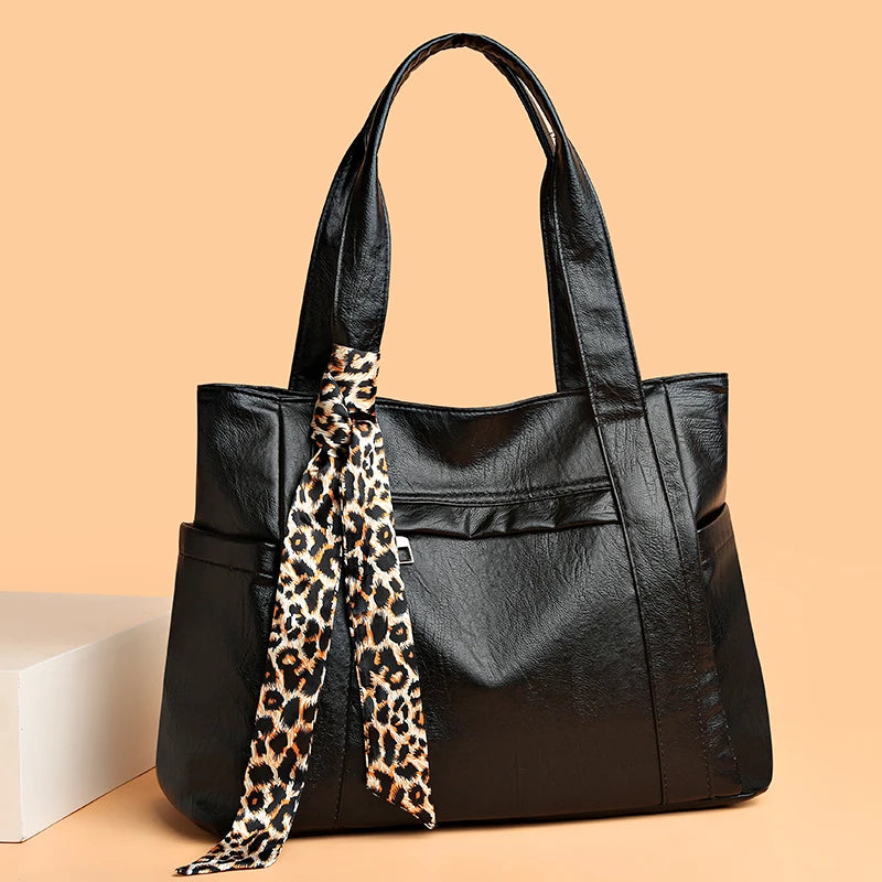 Soft Leather Shoulder Crossbody Bags for Women Large Capacity