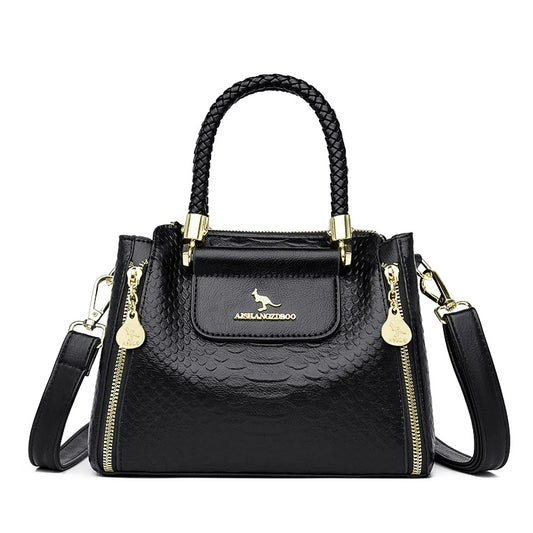 Women's Large Leather Crossbody Bag