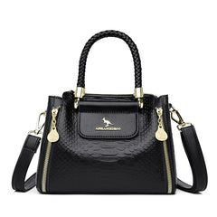 Large Capacity Soft Leather Shoulder Crossbody Bags for Women