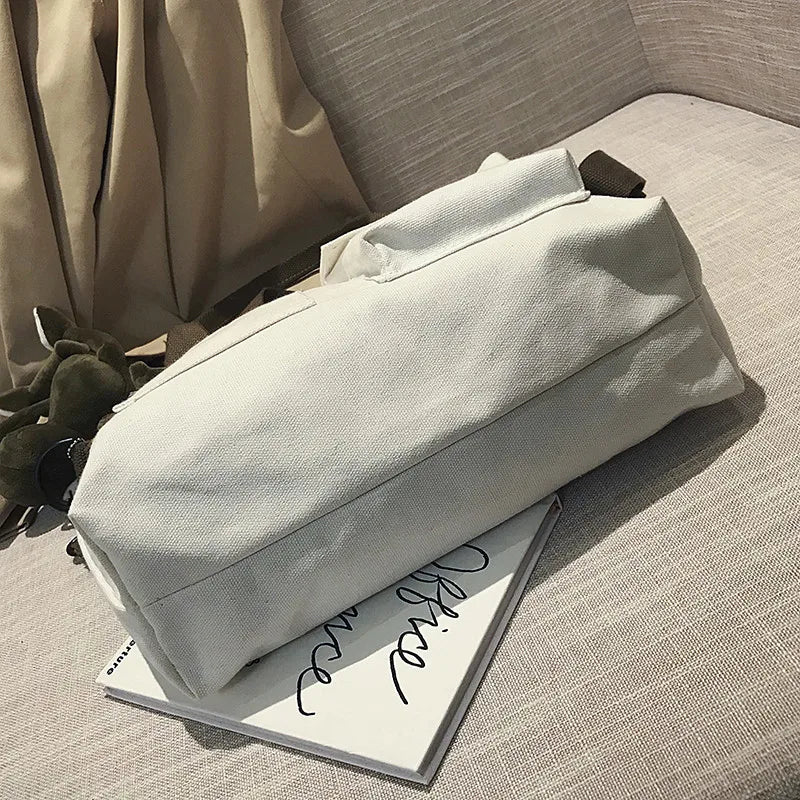 Large Capacity Canvas Totes Shoulder Bag for Women Handbags
