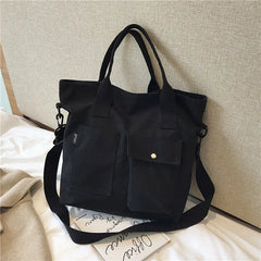 Large Capacity Canvas Totes Shoulder Bag for Women Handbags