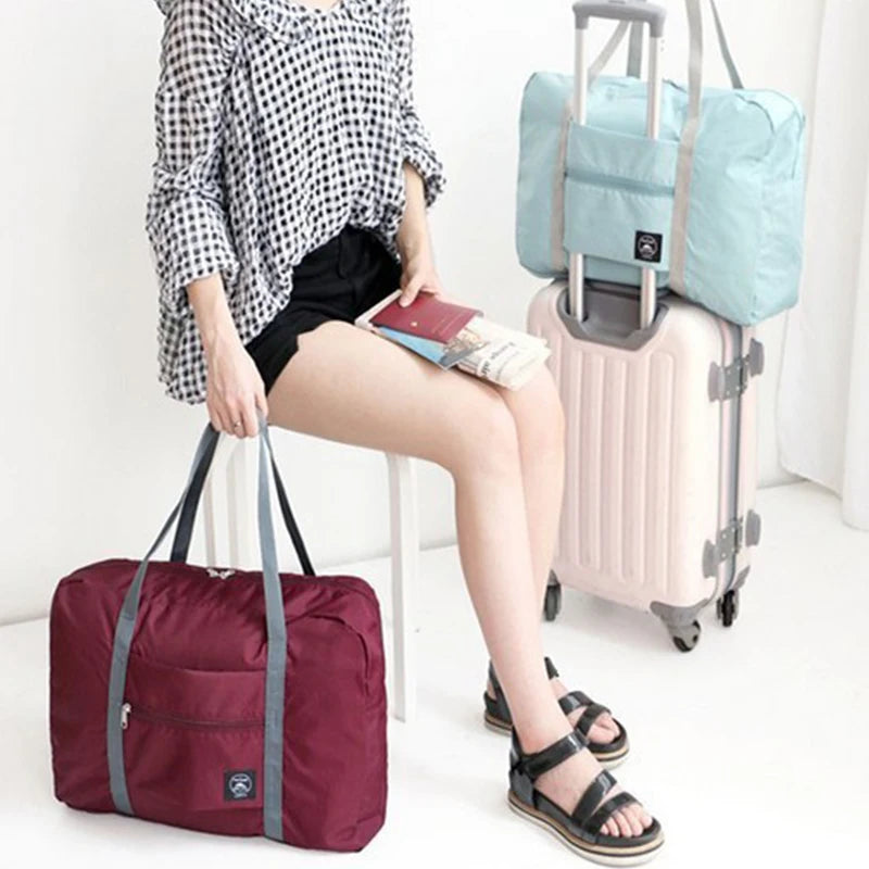 Large Capacity Foldable Travel Bag Clothes Organizers Luggage