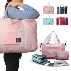 Large Capacity Nylon Travel Bag Clothes Organizers Unisex Luggage