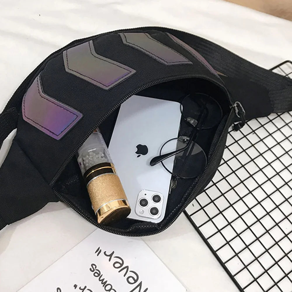 Canvas Waist Bag Men Women