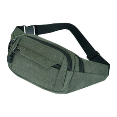 Large Capacity Waist Bag Canvas Fanny Pack for Men and Women
