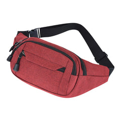 Large Capacity Waist Bag Canvas Fanny Pack for Men and Women