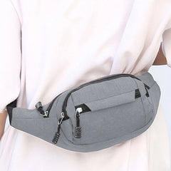 Large Capacity Waist Bag Canvas Fanny Pack for Men and Women