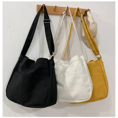 Large Capacity Canvas Shoulder Bag Female Handbag Satchel Crossbody