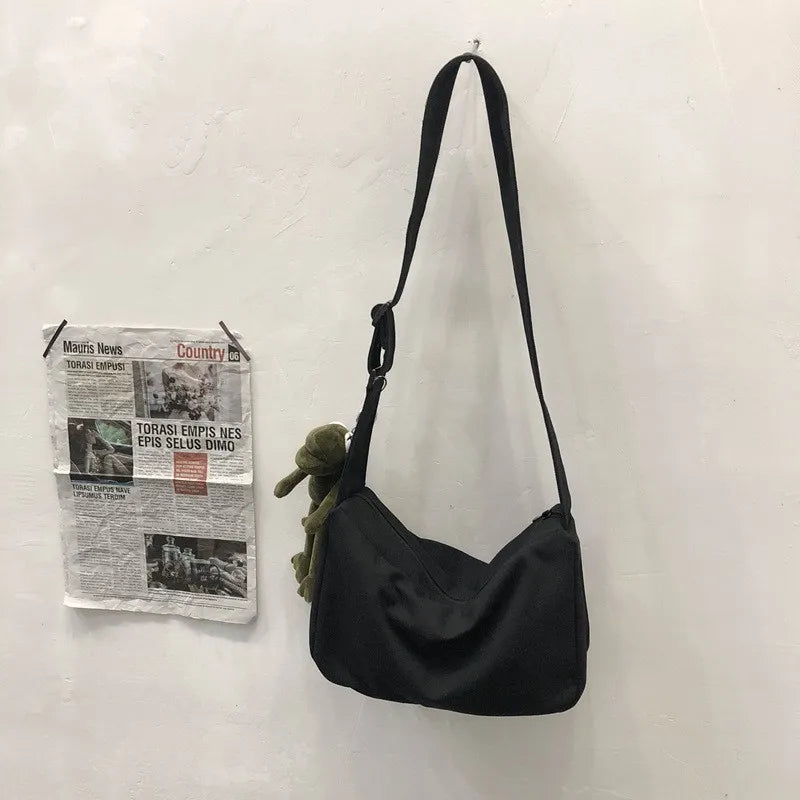 Large Capacity Canvas Shoulder Bag Female Handbag Satchel