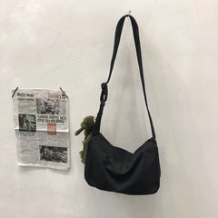 Large Capacity Canvas Shoulder Bag Female Handbag Satchel