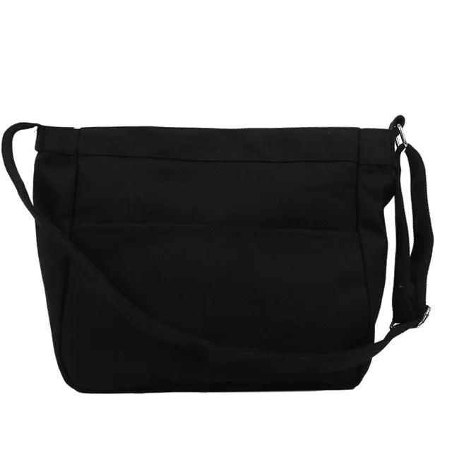 Canvas Shoulder Bag Large Capacity Satchel