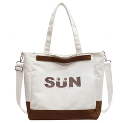 Large Capacity Canvas Shoulder Bags Female Handbags Satchel Cotton Clot