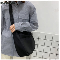 Large Capacity Canvas Shoulder Bag Female Handbags Satchel Crossbody Bag