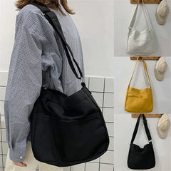 Large Capacity Canvas Shoulder Bag Female Handbag Crossbody Bag Women School Bag