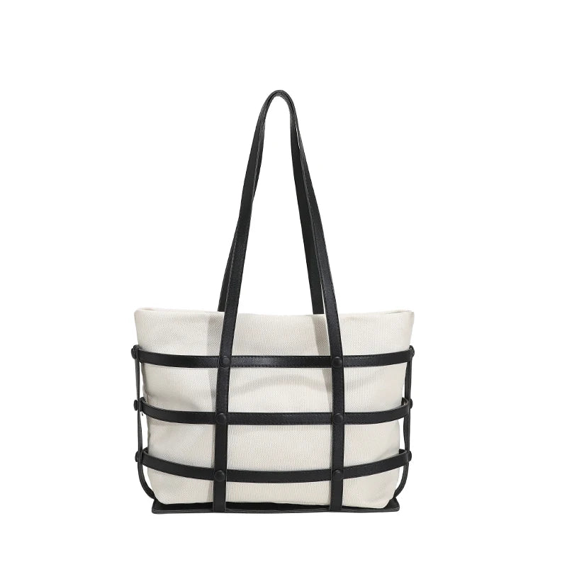 Large Capacity Canvas Tote Bag for Women Casual Shoulder Handbag
