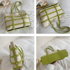 Large Capacity Canvas Tote Bag for Women Casual Shoulder Handbag
