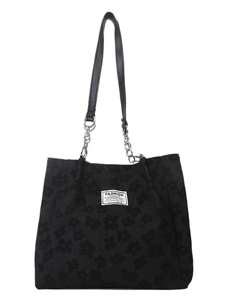 Large Capacity Tote Shoulder Bags for Women Printing Handbag