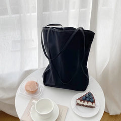 Large Capacity Totes Bag For Women Casual Canvas Shoulder Side Bag Vintage