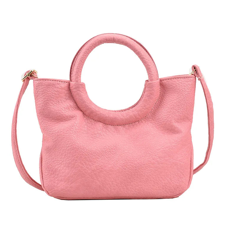 Large Capacity Totes Shoulder Bags for Women Summer Vintage Ladies Handbags