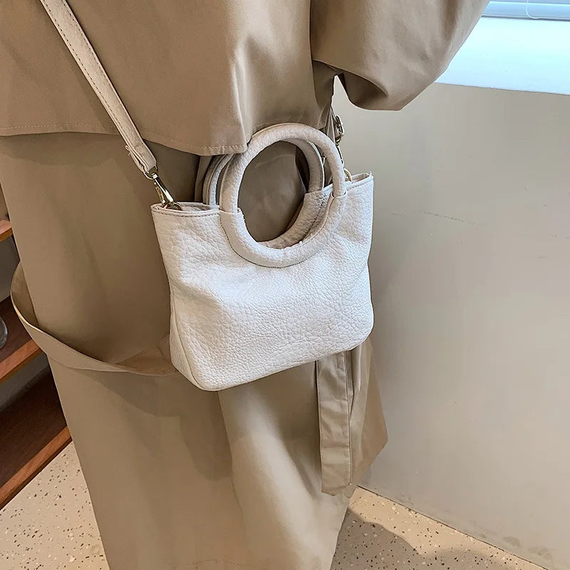 Large Capacity Totes Shoulder Bags for Women Summer Vintage Ladies Handbags