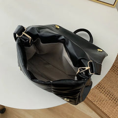 Large Capacity Totes Women Shoulder Bag Quilted Shopper Bag